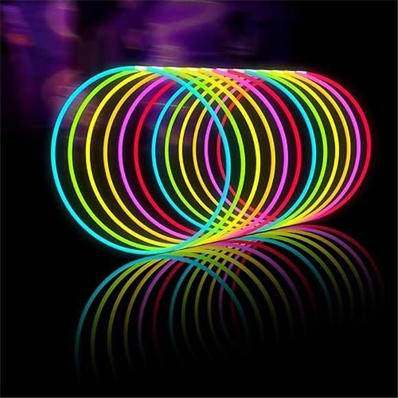 Glow Sticks Bulk 100ct 22'' Glow Necklaces with Connectors, for Party Festivals - Picture 7 of 7